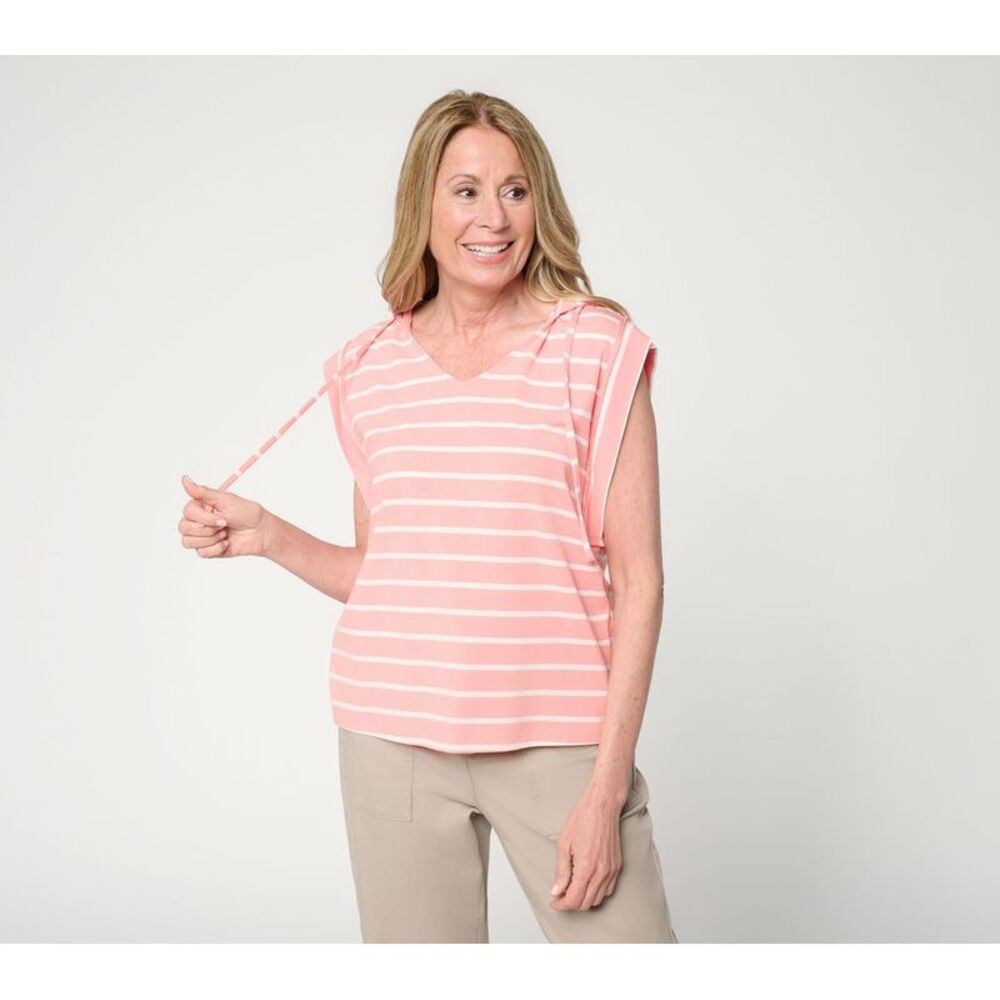 Anybody Women's Top Sz M Make Your Selection: Cozy Knit Jersey Yarn White